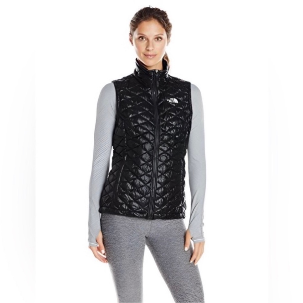 The North Face Thermoball Black Quilted Puffer‎ Vest Lightweight Women’s Small